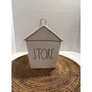 Rae Dunn “STORE” House Birdhouse Cookie Jar Canister Artisan Collection